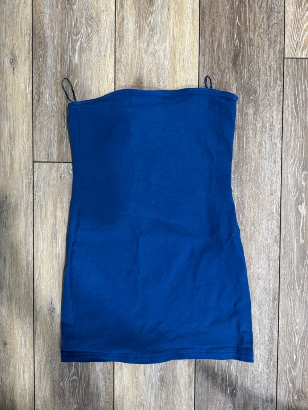 Women’s blue mini dress